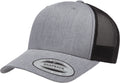 Flexfit Retro Trucker 2-Tone – Gråmelert/Sort