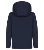 Clique Padded Hoody Softshell – junior – Mørk marineblå – bakside