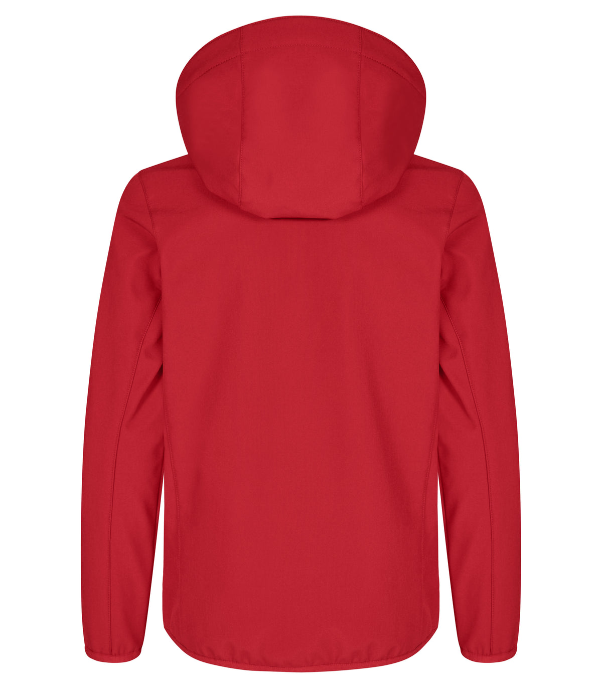 Clique Classic Softshell Jacket – junior – Rød – bakside