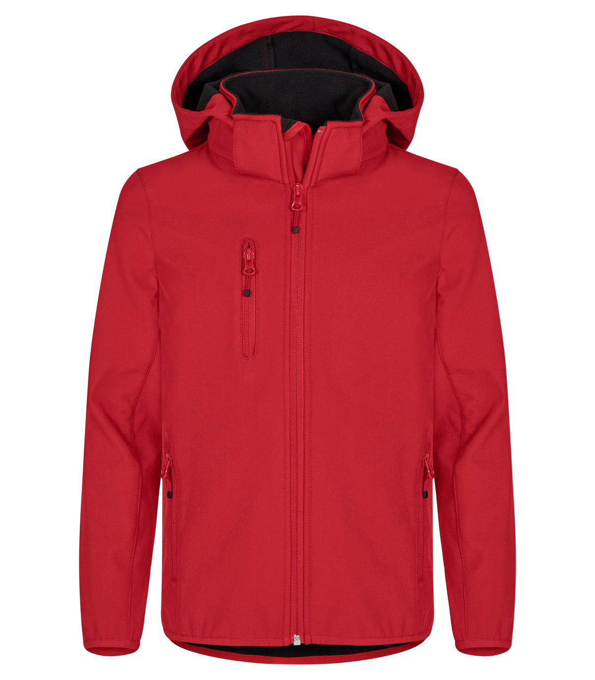 Clique Classic Softshell Jacket – junior – Rød – forside