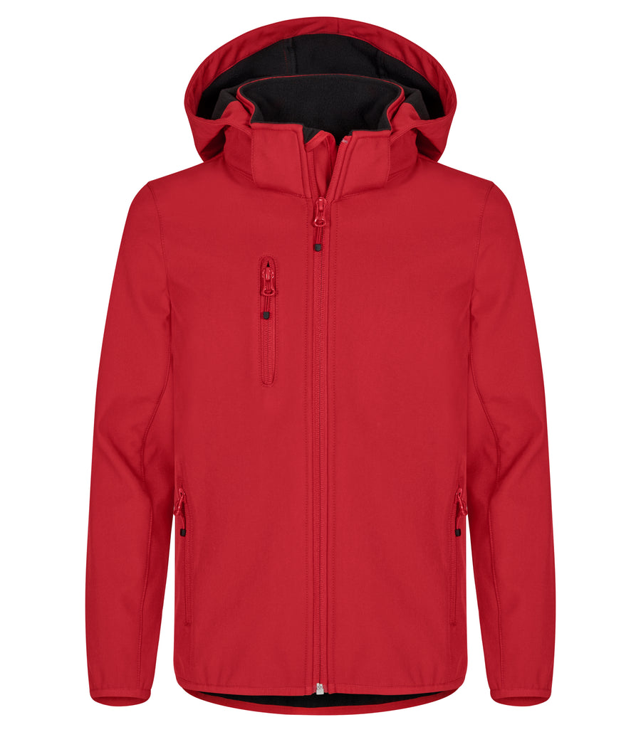 Clique Classic Softshell Jacket – junior – Rød – forside