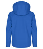 Clique Classic Softshell Jacket – junior – Kongeblå – bakside