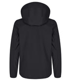 Clique Classic Softshell Jacket – junior – Svart – bakside