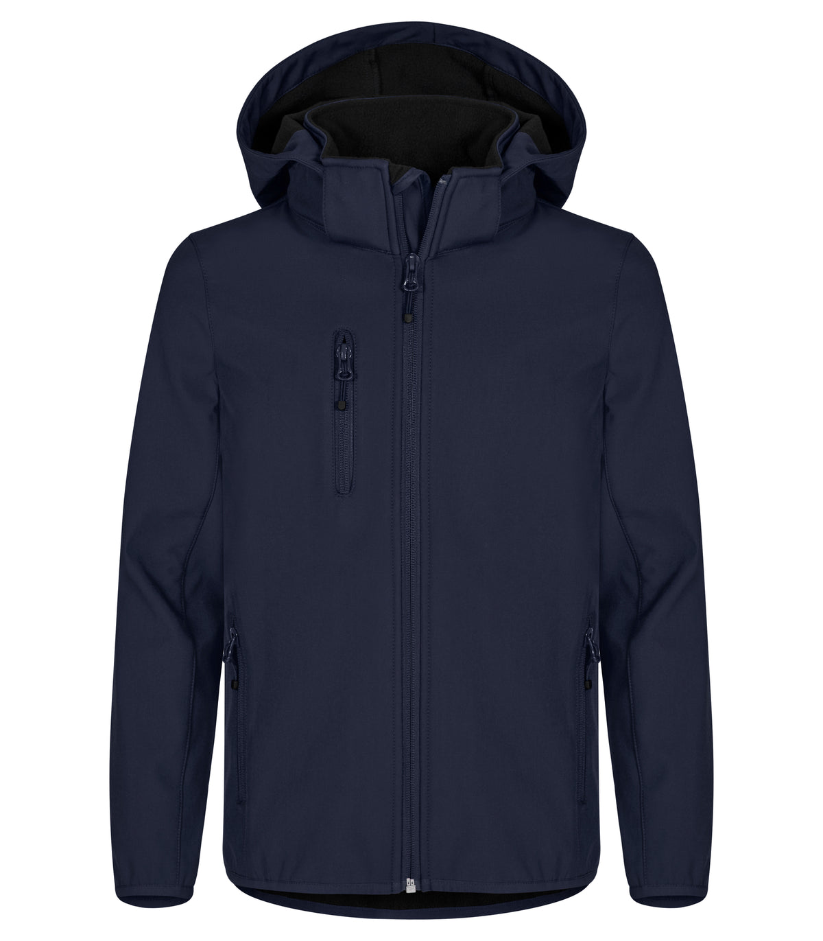 Clique Classic Softshell Jacket – junior – Mørk marineblå – forside