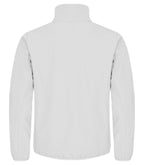 Clique Classic Softshell Jacket – Hvit – bakside