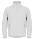 Clique Classic Softshell Jacket – Hvit – forside