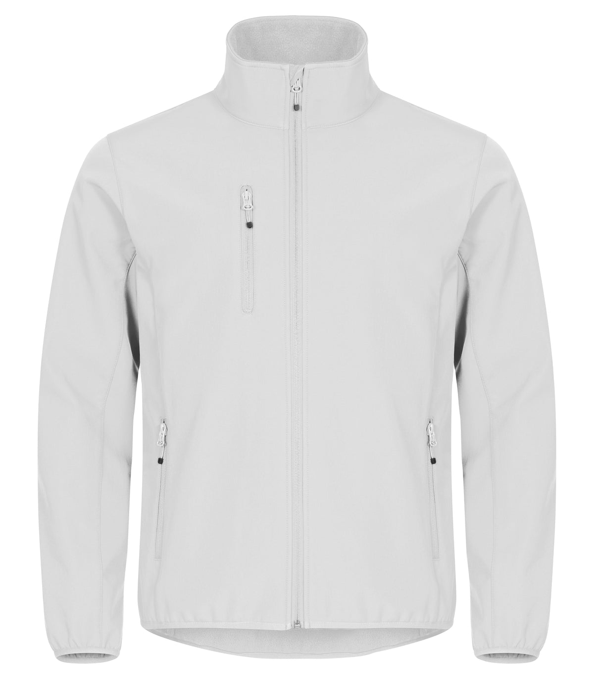 Clique Classic Softshell Jacket – Hvit – forside
