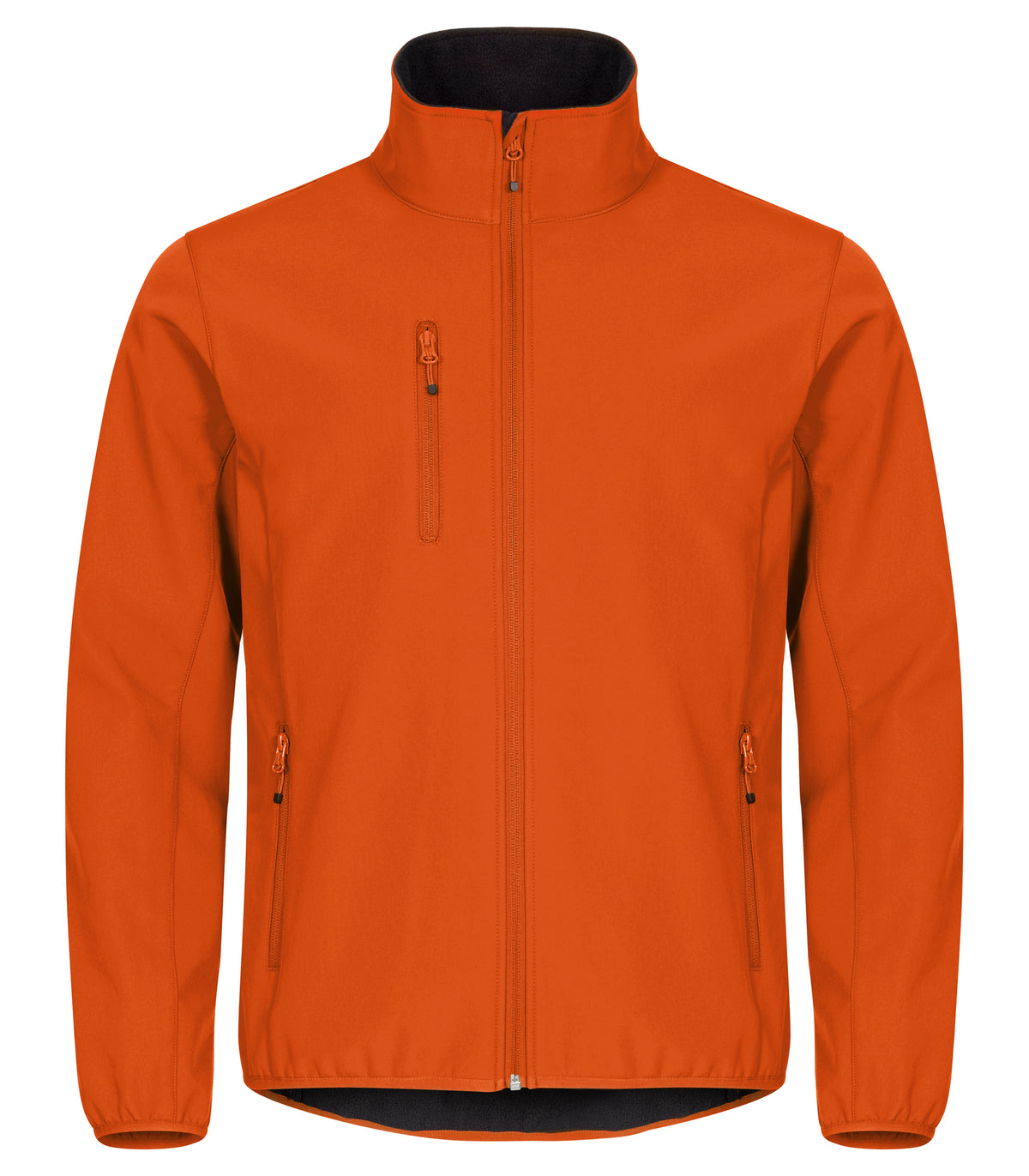 Clique Classic Softshell Jacket – Blodoransje – forside