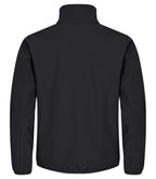 Clique Classic Softshell Jacket – Svart – bakside