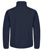 Clique Classic Softshell Jacket – Mørk marineblå – bakside