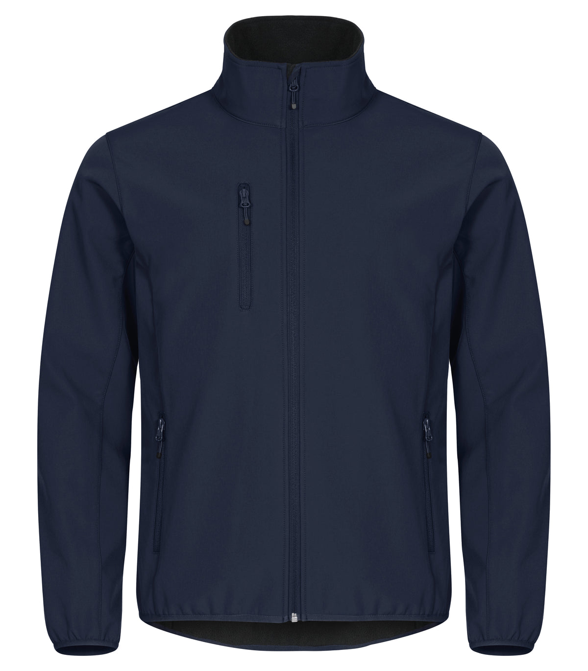 Clique Classic Softshell Jacket – Mørk marineblå – forside