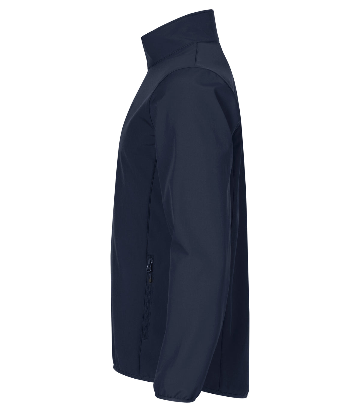 Clique Classic Softshell Jacket – Mørk marineblå – venstre side