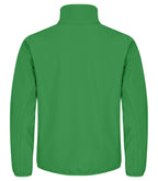 Clique Classic Softshell Jacket – Eplegrønn – bakside