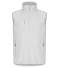 Clique Classic Softshell Vest – Hvit – forside