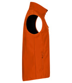 Clique Classic Softshell Vest – Blodoransje – høyre side