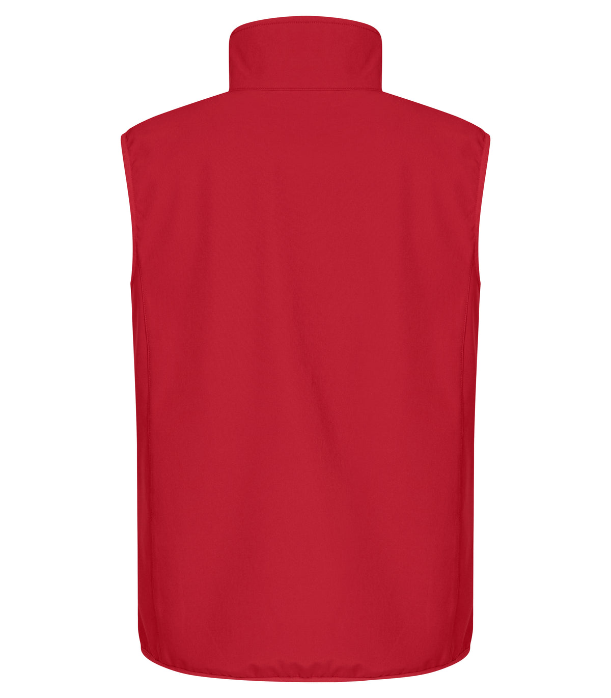 Clique Classic Softshell Vest – Rød – bakside