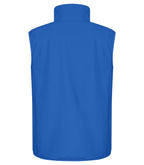 Clique Classic Softshell Vest – Kongeblå – bakside