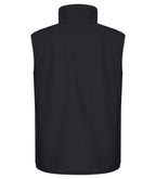 Clique Classic Softshell Vest – Svart – bakside