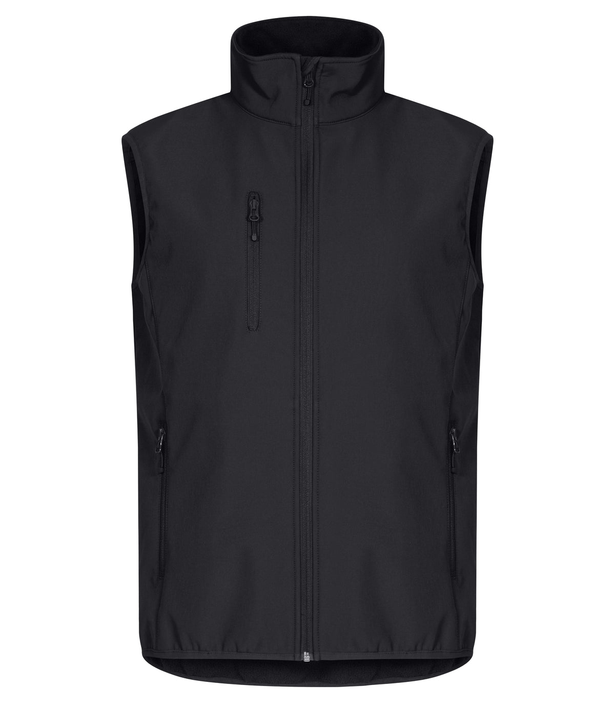 Clique Classic Softshell Vest – Svart – forside