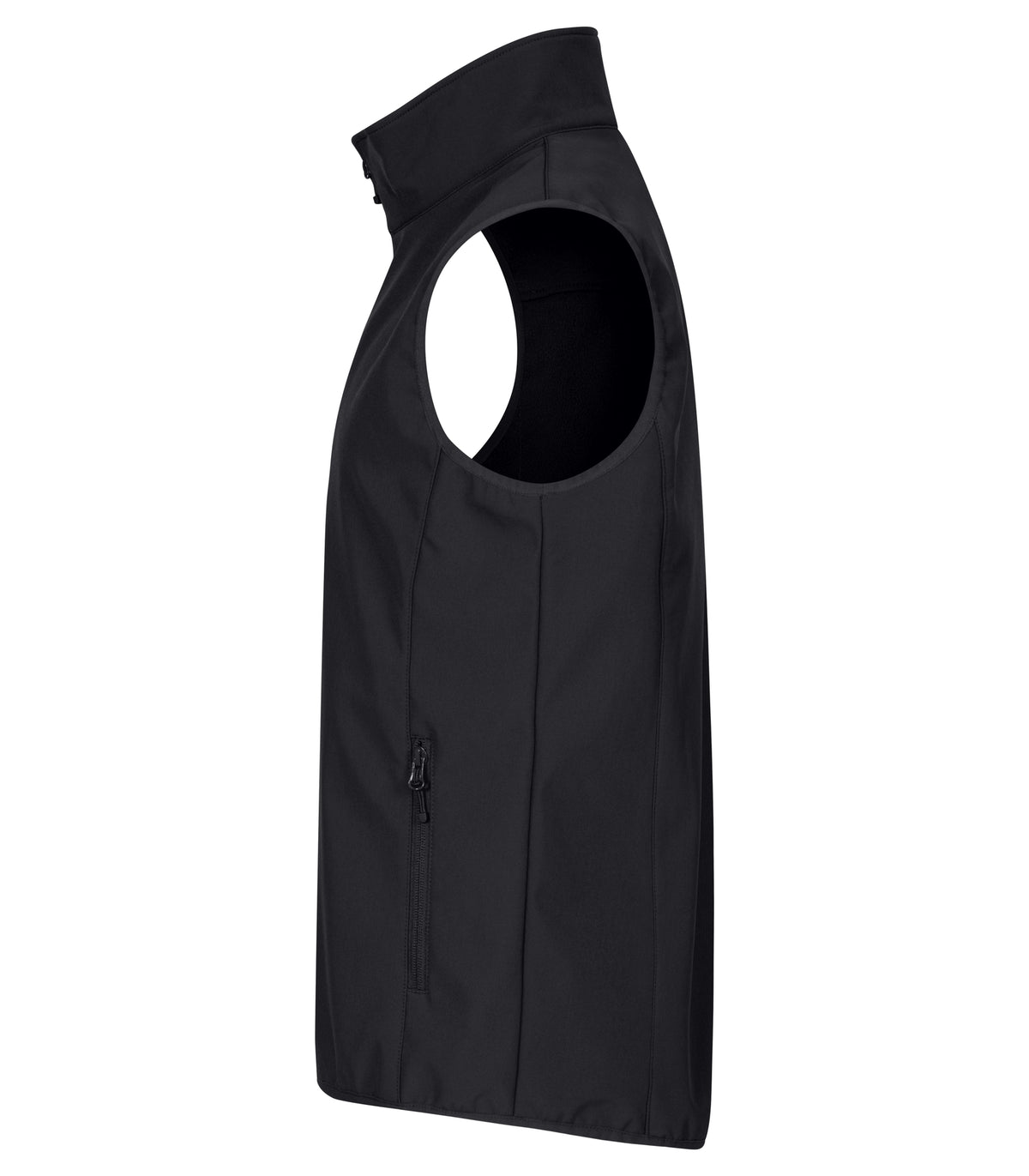 Clique Classic Softshell Vest – Svart – venstre side