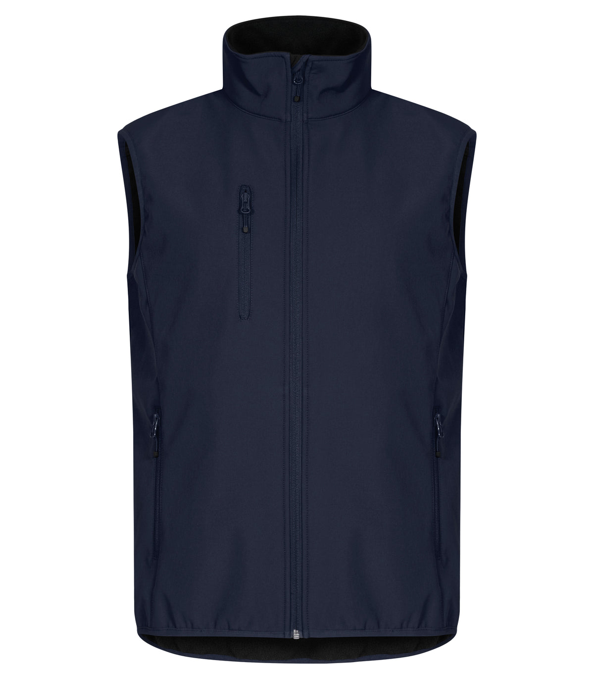 Clique Classic Softshell Vest – Mørk marineblå – forside