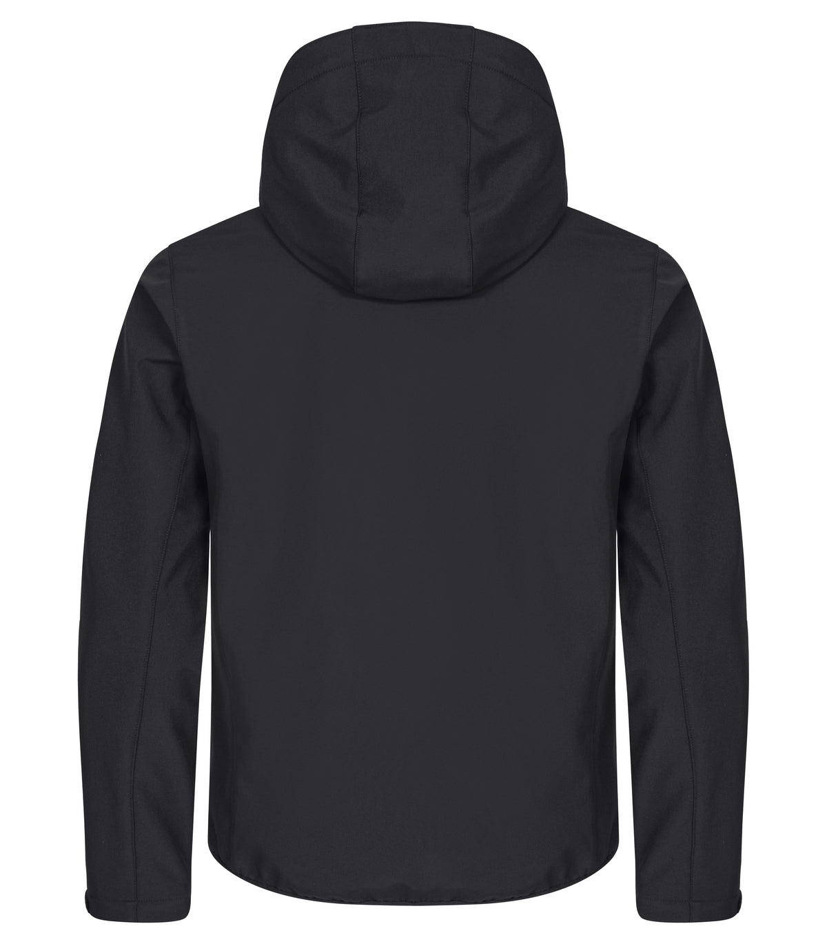Clique Classic Softshell Hoody – Svart – bakside