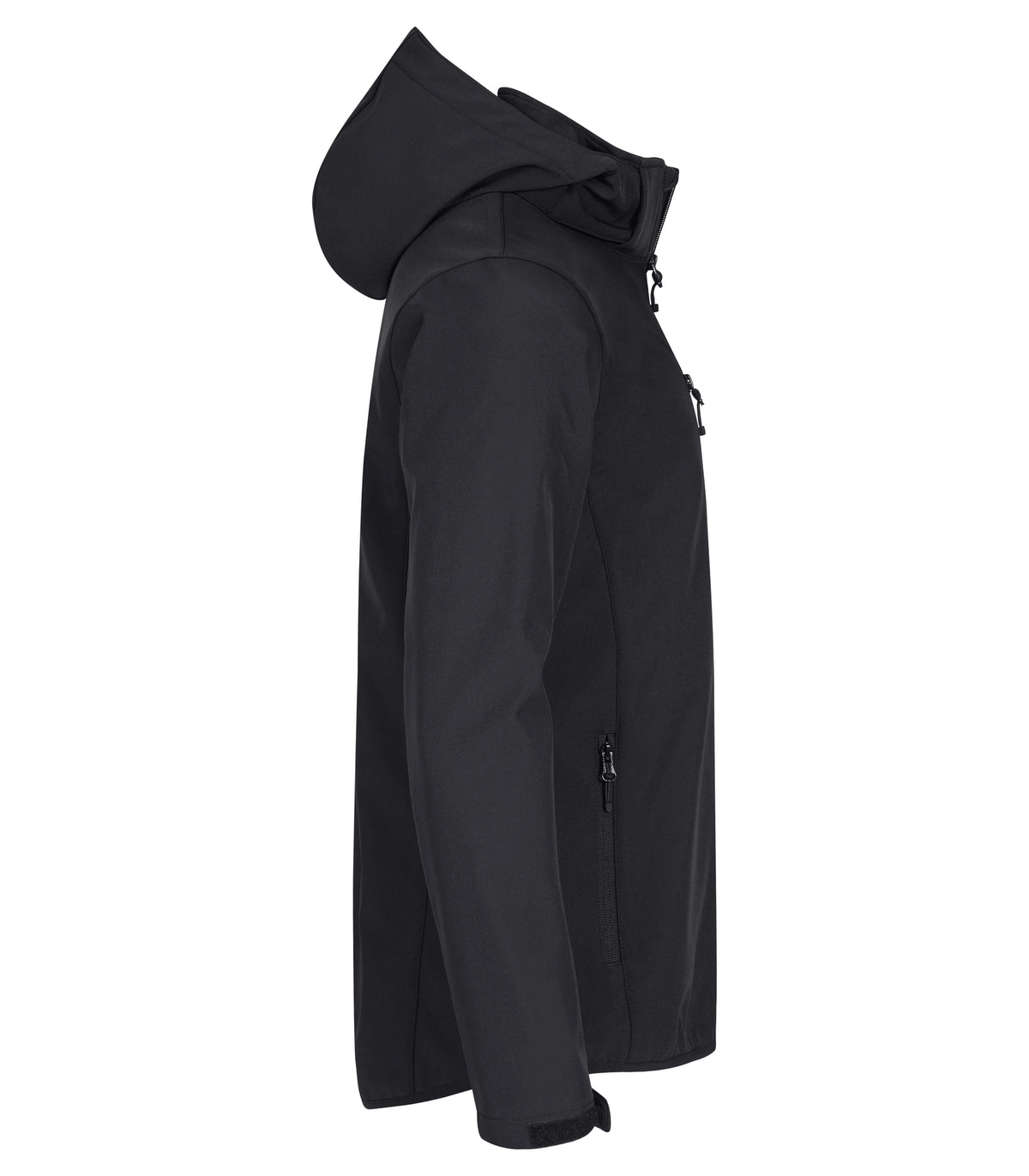 Clique Classic Softshell Hoody – Svart – høyre side