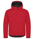 Clique Classic Softshell Hoody – Rød – forside