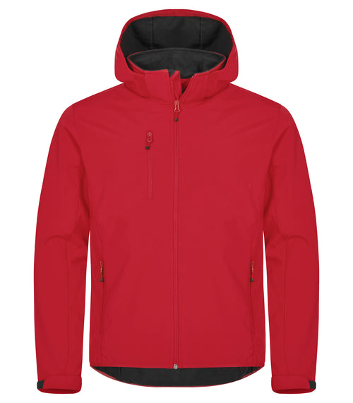 Clique Classic Softshell Hoody – Rød – forside