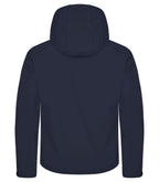 Clique Classic Softshell Hoody – Mørk marineblå – bakside