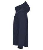 Clique Classic Softshell Hoody – Mørk marineblå – venstre side