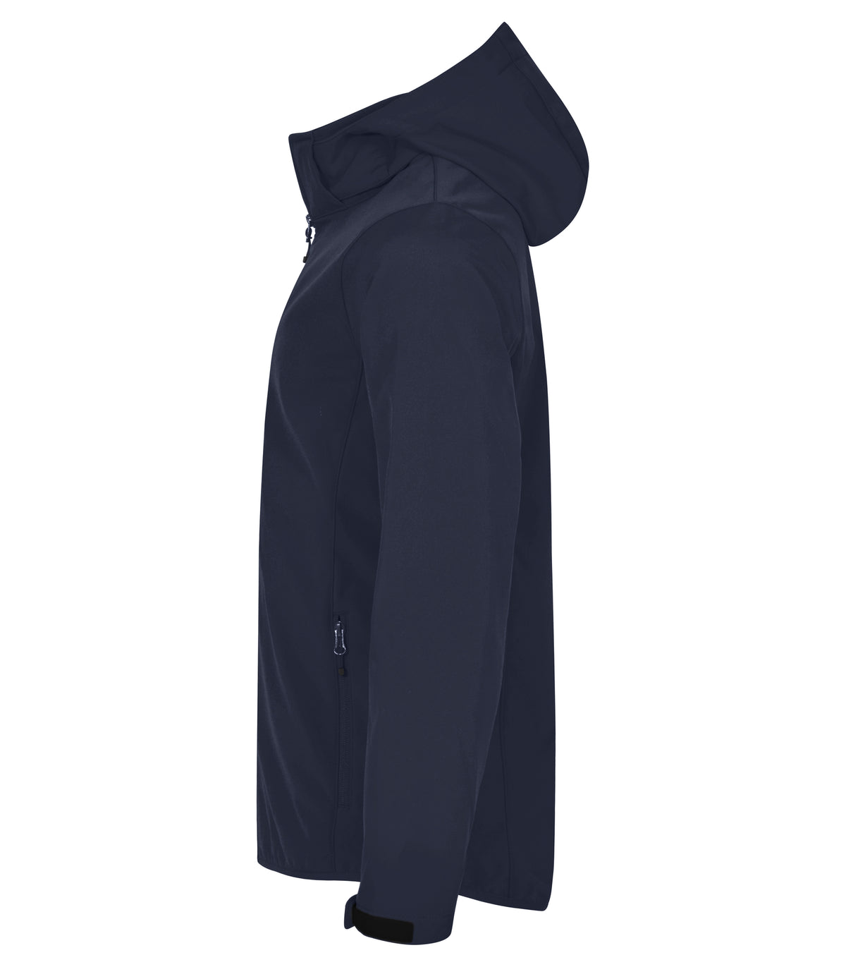Clique Classic Softshell Hoody – Mørk marineblå – venstre side