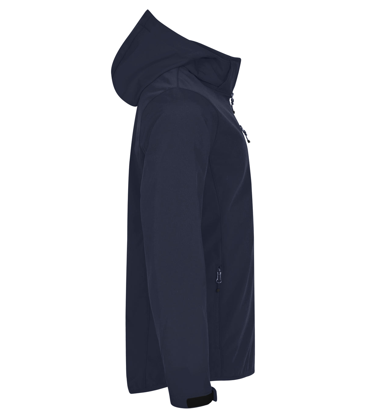 Clique Classic Softshell Hoody – Mørk marineblå – høyre side