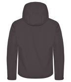 Clique Classic Softshell Hoody – Mørk grå – bakside