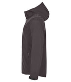 Clique Classic Softshell Hoody – Mørk grå – venstre side