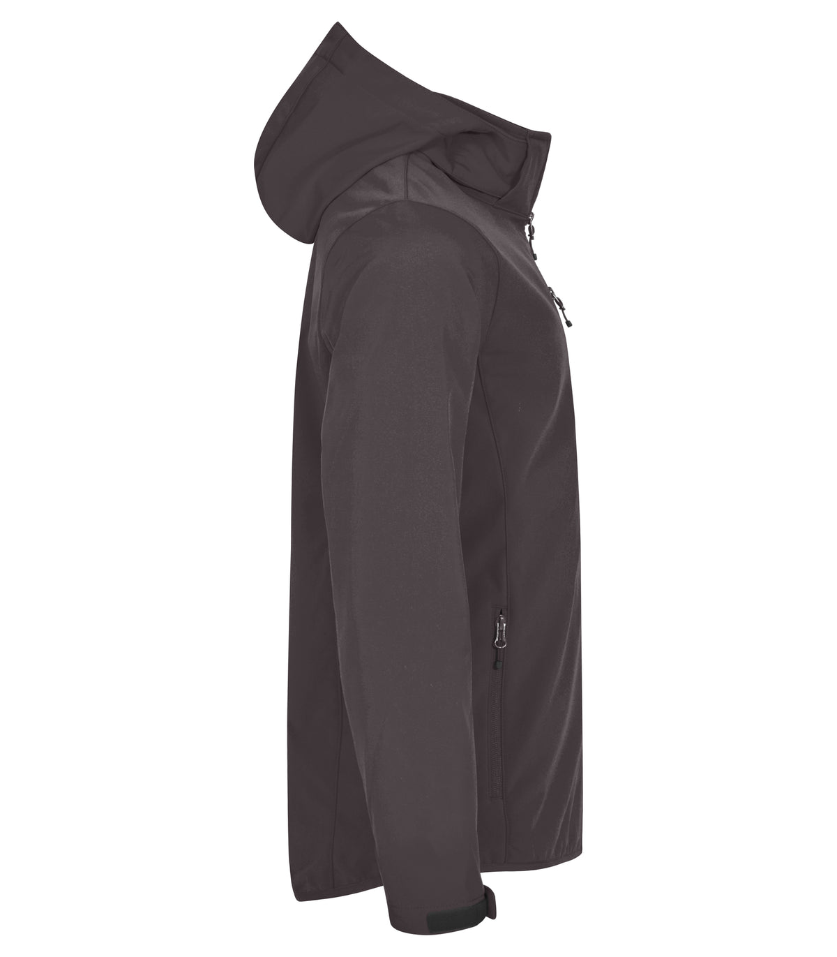 Clique Classic Softshell Hoody – Mørk grå – høyre side