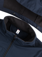 Clique Classic Softshell 2 in 1 – Mørk marineblå – detalj