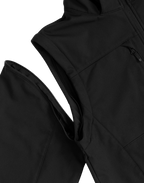 Clique Classic Softshell 2 in 1 – Svart – detalj