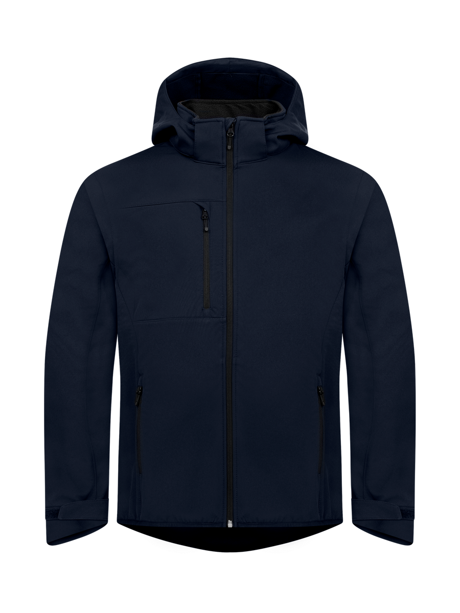 Clique Classic Softshell 2 in 1 – Mørk marineblå – forside