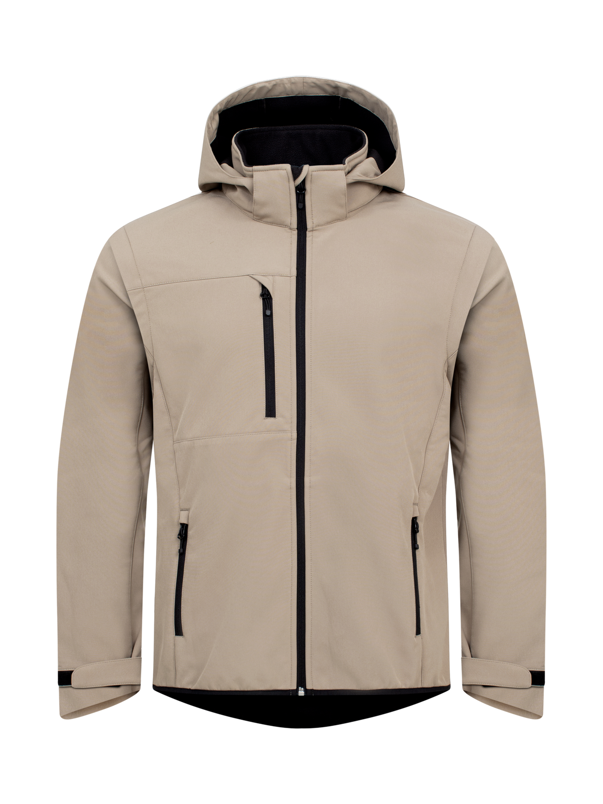 Clique Classic Softshell 2 in 1 – Sand – forside