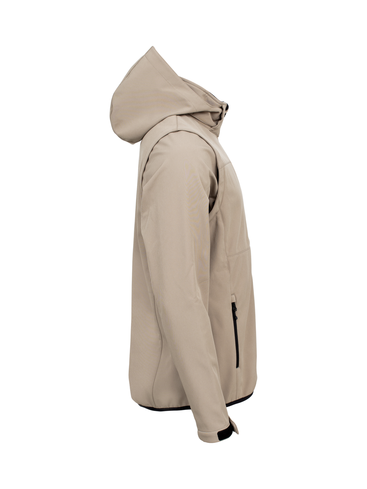 Clique Classic Softshell 2 in 1 – Sand – høyre side