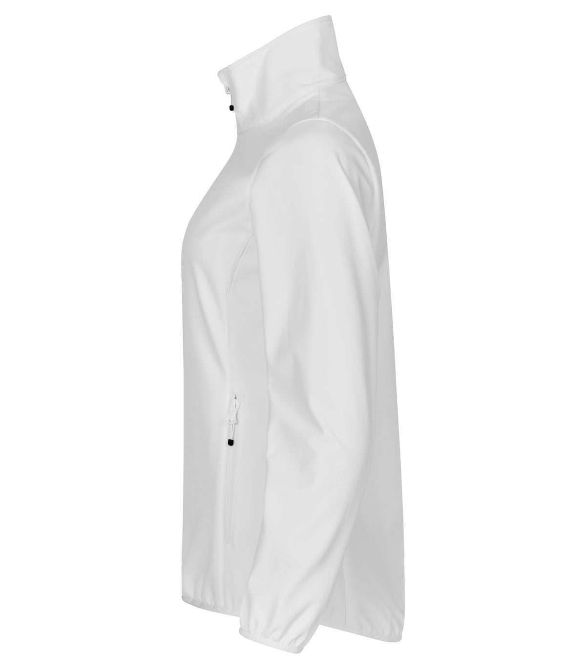 Clique Classic Softshell Jacket – dame – Hvit – venstre side