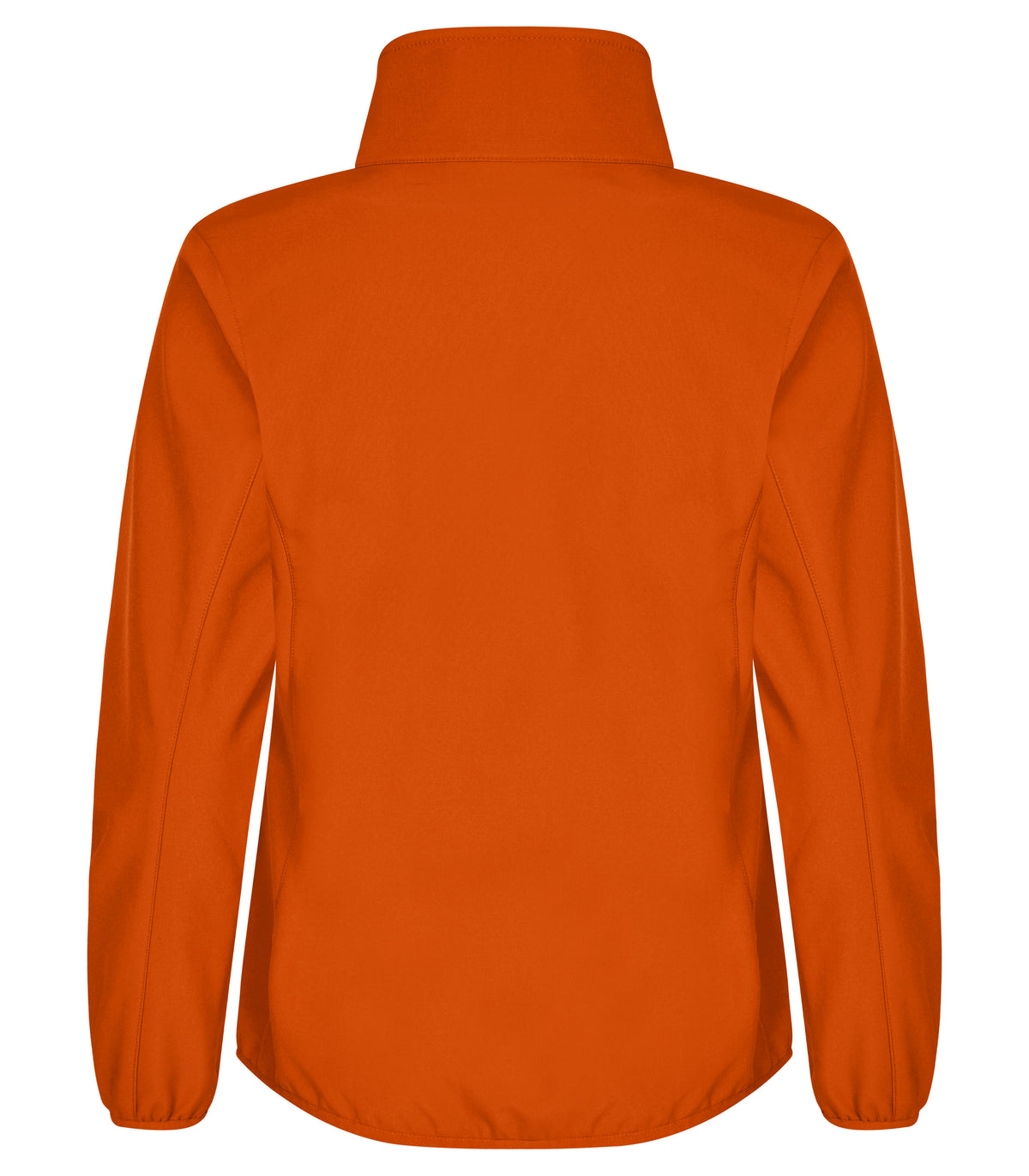 Clique Classic Softshell Jacket – dame – Blodoransje – bakside