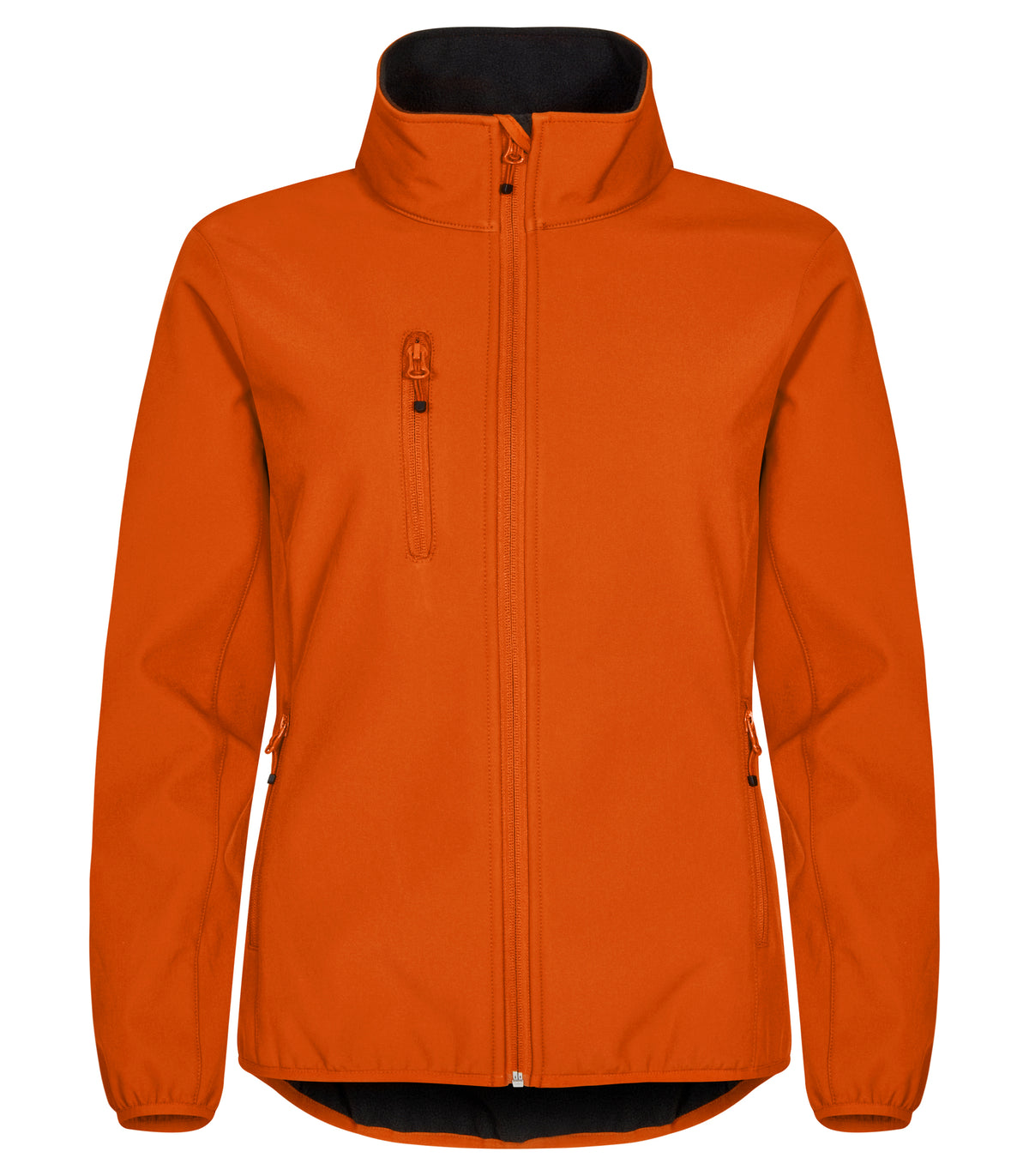 Clique Classic Softshell Jacket – dame – Blodoransje – forside