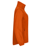 Clique Classic Softshell Jacket – dame – Blodoransje – høyre side