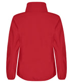 Clique Classic Softshell Jacket – dame – Rød – bakside