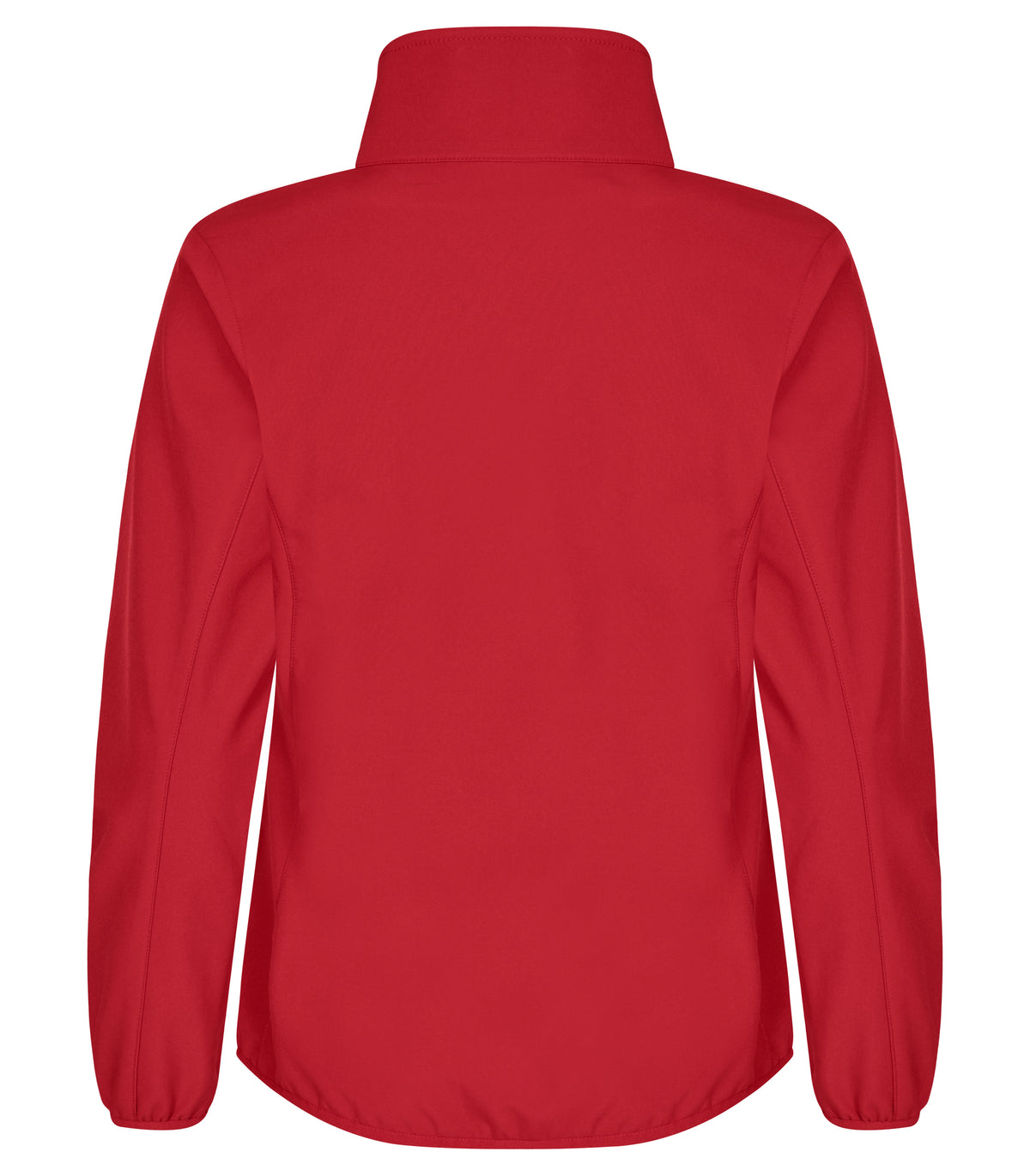 Clique Classic Softshell Jacket – dame – Rød – bakside