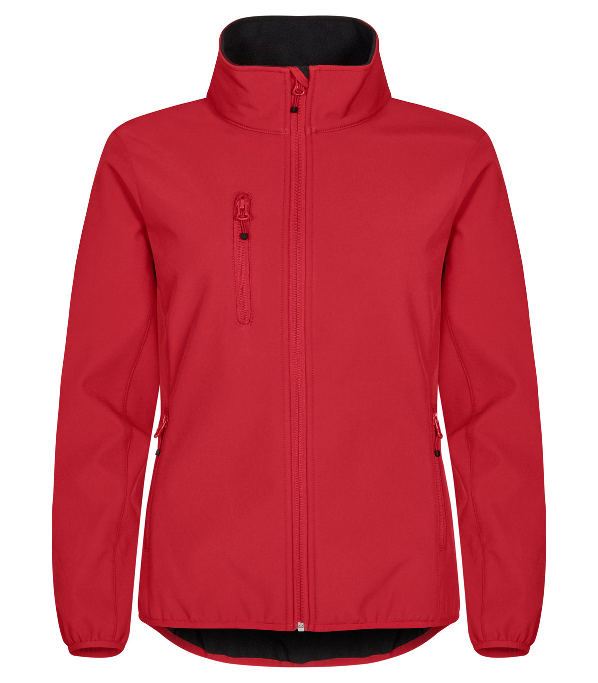 Clique Classic Softshell Jacket – dame – Rød – forside