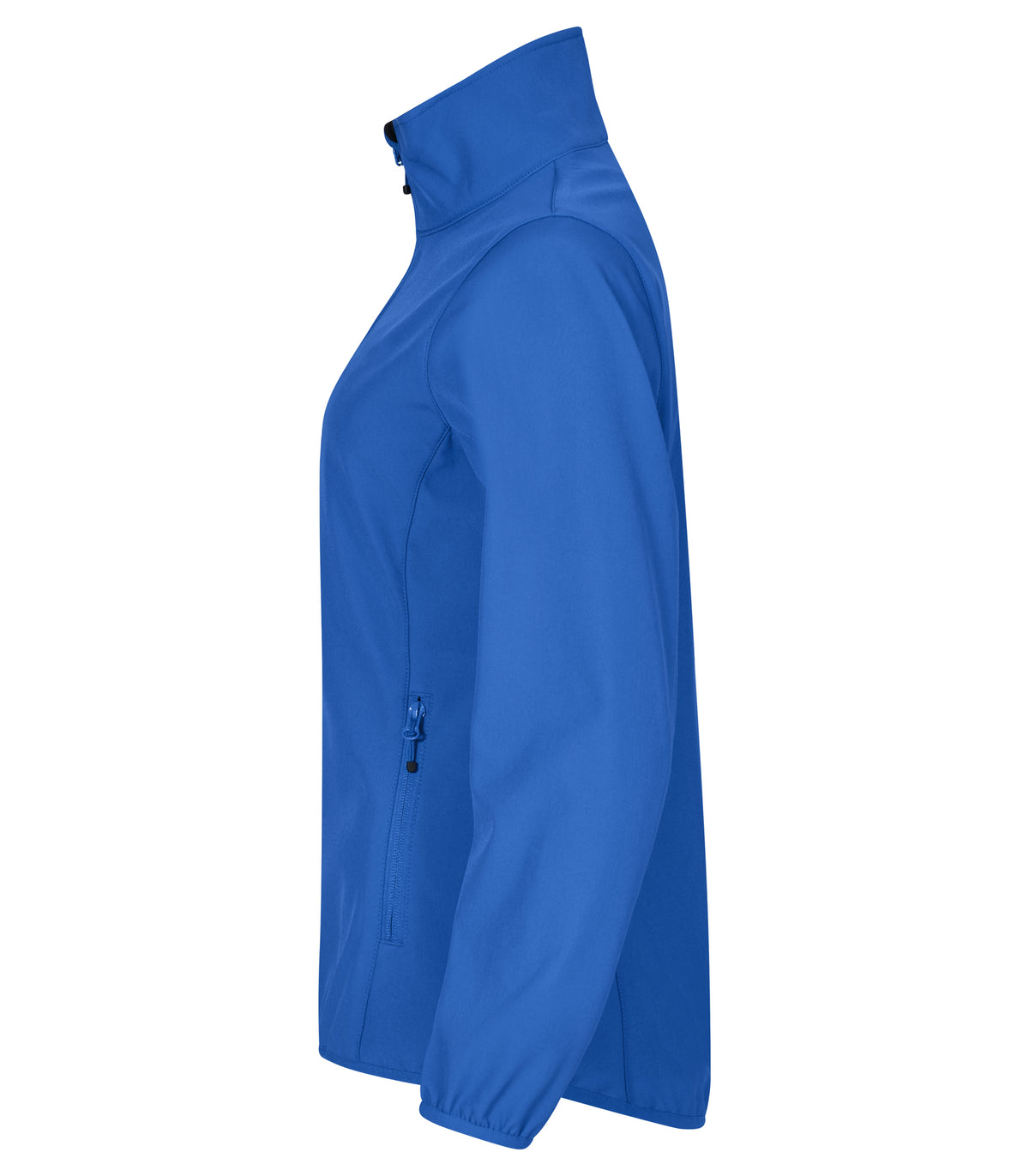 Clique Classic Softshell Jacket – dame – Kongeblå – venstre side