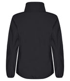 Clique Classic Softshell Jacket – dame – Svart – bakside